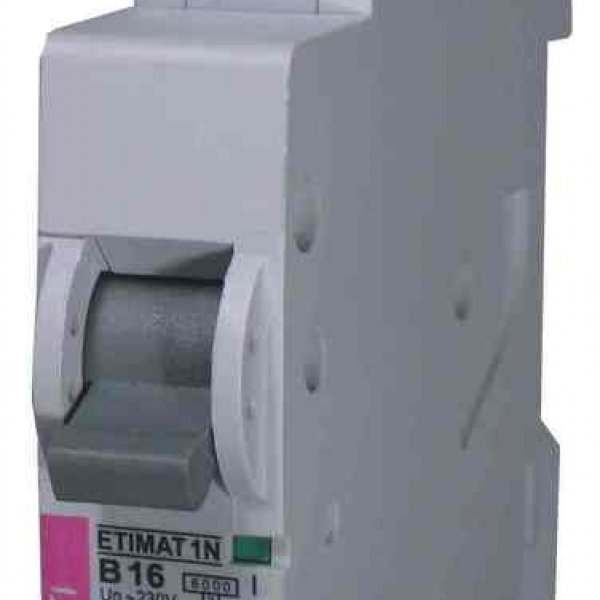 Автоматичний вимикач ETI 002191127 ETIMAT 6 1p+N С 32А (6 kA) - 2191127