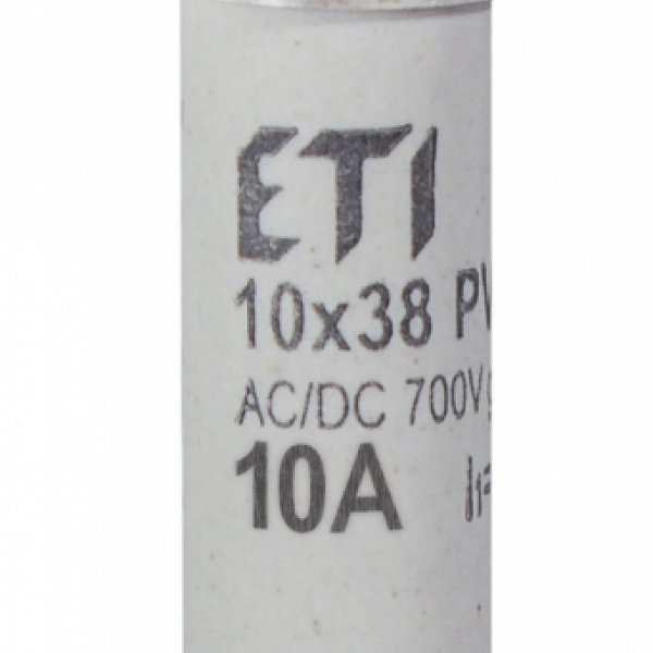 Запобіжник ETI 002625021 CH 10x38 gR-PV 10A 700V (30kA) - 2625021