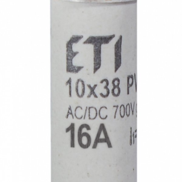 Запобіжник ETI 002625023 CH 10x38 gR-PV 16A 700V (30kA) - 2625023