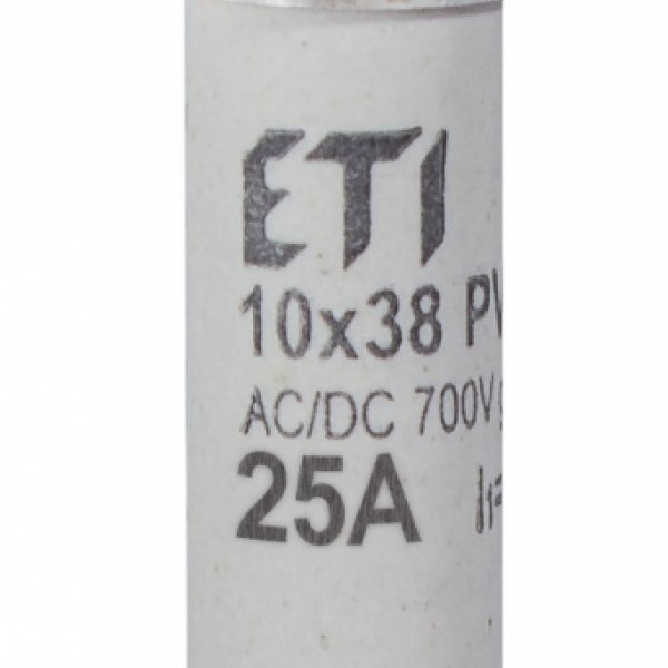 Запобіжник ETI 002625025 CH 10x38 gR-PV 25A 700V (30kA) - 2625025