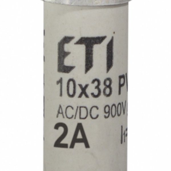 Запобіжник ETI 002625027 CH 10x38 gR-PV 2A 900V (30kA) - 2625027