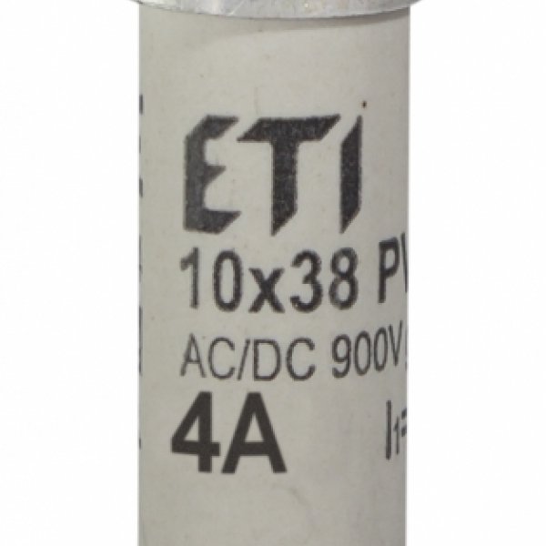 Запобіжник ETI 002625028 CH 10x38 gR-PV 4A 900V (30kA) - 2625028