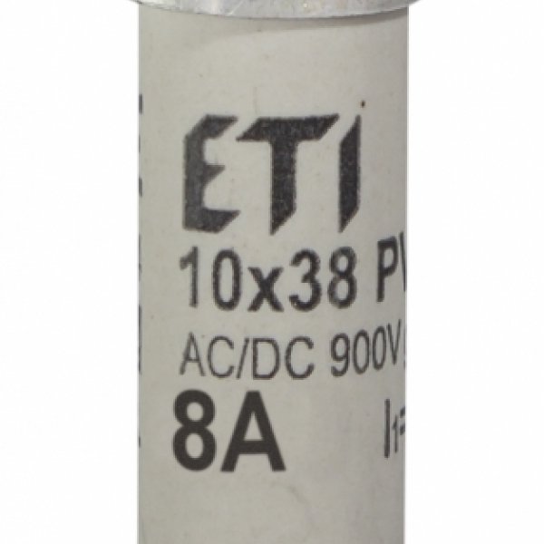 Запобіжник ETI 002625030 CH 10x38 gR-PV 8A 900V (30kA) - 2625030