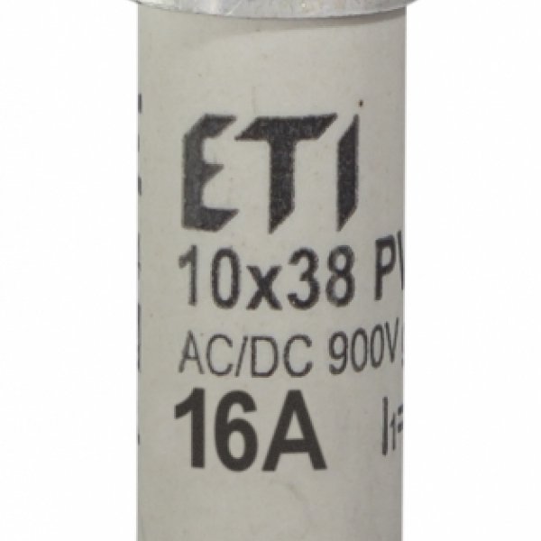 Запобіжник ETI 002625033 CH 10x38 gR-PV 16A 900V (30kA) - 2625033