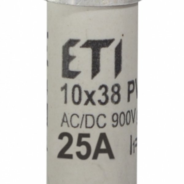 Предохранитель ETI 002625035 CH 10x38 gR-PV 25A 900V (30kA) - 2625035