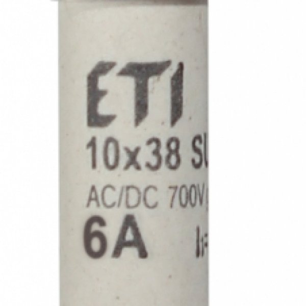 Предохранитель ETI 002625302 CH SU 10x38 gR-PV 6A 700V (30kA) - 2625302