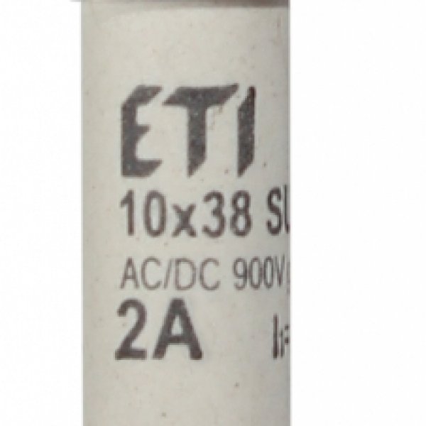 Запобіжник ETI 002625310 CH SU 10x38 gR-PV 2A 900V (30kA) - 2625310