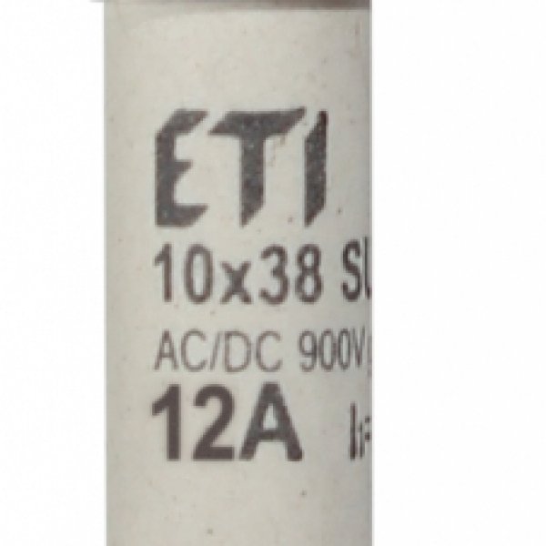 Запобіжник ETI 002625315 CH SU 10x38 gR-PV 12A 900V (30kA) - 2625315