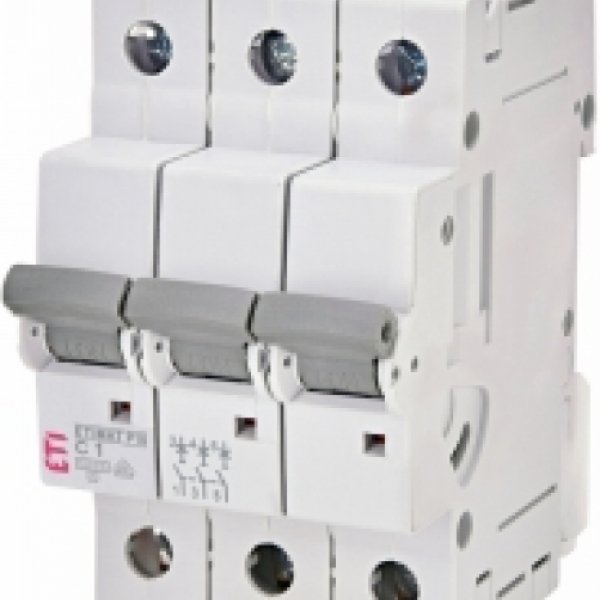 Автоматичний вимикач ETI 270131103 ETIMAT P10 3p C 1A (10kA) - 270131103