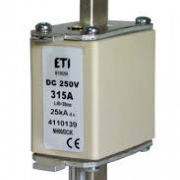 Ножевой предохранитель ETI 004110133 NH-00 DC 250A 250V - 4110133