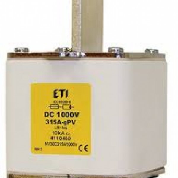 Предохранитель ETI 004110455 NH-3 gPV 200 A 1000 V DC (L/R=1ms 10kA) - 4110455