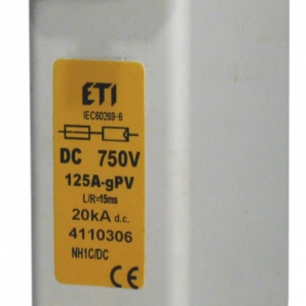 Запобіжник ETI 004110500 NH-0 gR-PV 32A 750V DC - 4110500