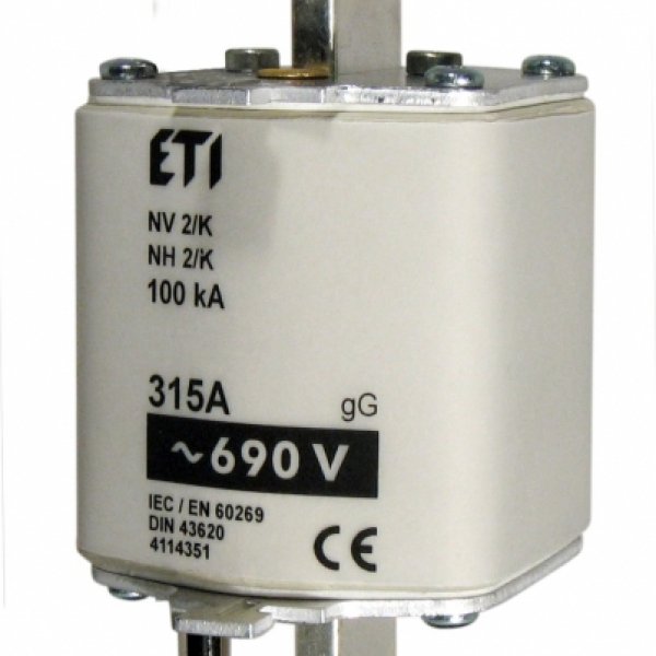 Предохранитель с бойком ETI 004114346 NH-2 K/gG 200A 690V - 4114346