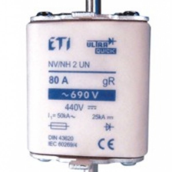 Запобіжник ETI 004333214 M1UQU-N/200A/690V aR (50kA) - 4333214