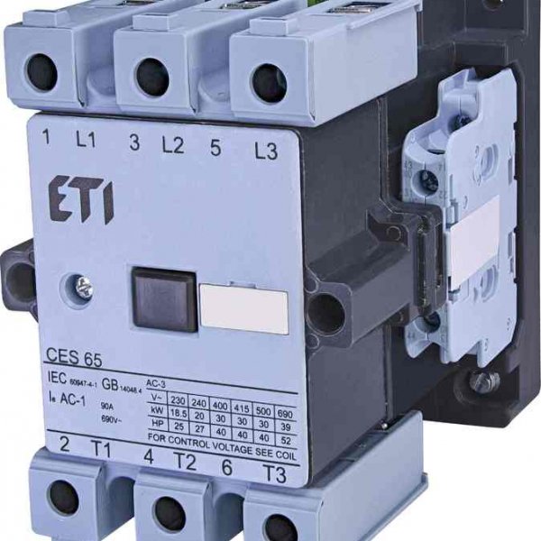 Контактор ETI 004646561 CES 65.22 (30 kW) 24V AC - 4646561