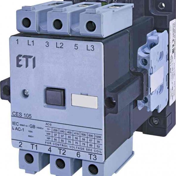 Контактор ETI 004646566 CES 105.22 (55 kW) 230V AC - 4646566