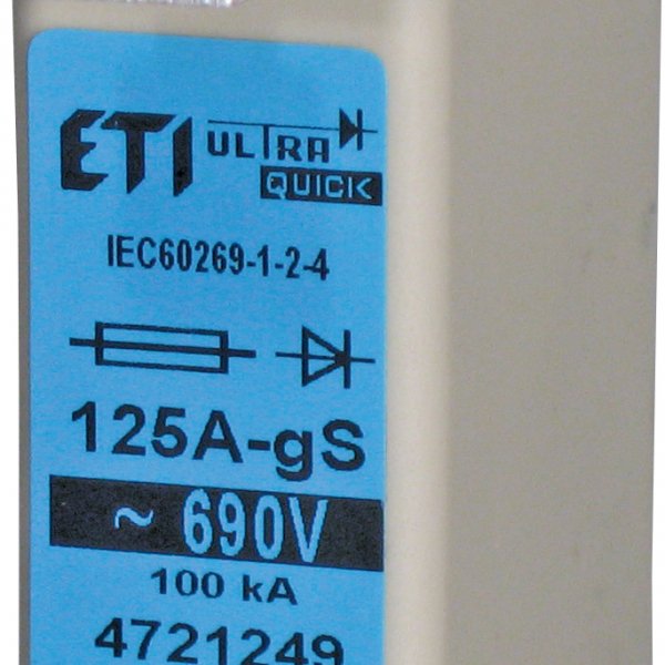 Запобіжник ETI 004721250 M00/160A/690V-gS (100kA) - 4721250