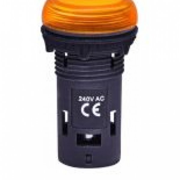 Матовая сигнальная лампа ETI 004771234 ECLI-240A-A 240V AC (оранжевая) - 4771234