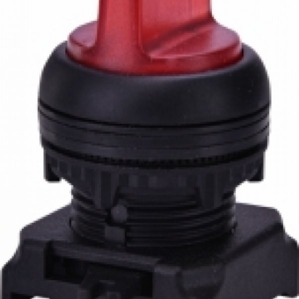 Двопозиційний поворотний вимикач ETI 004771333 EGS2I-N-R з фіксацією з підсвічуванням 0-1 45° (червоний) - 4771333