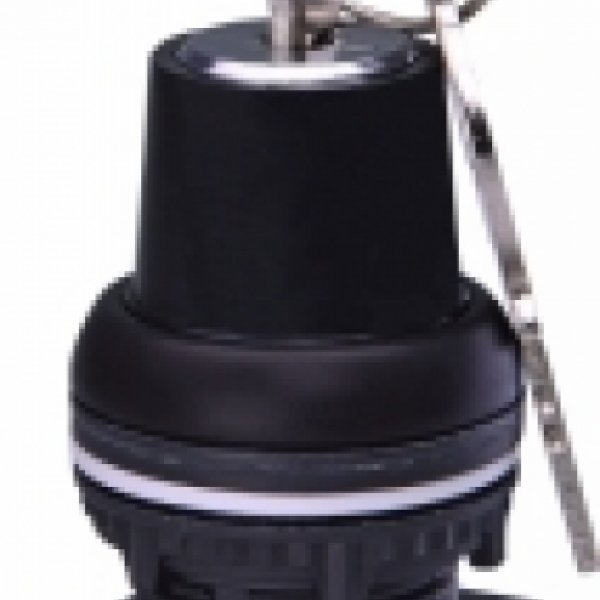 Двопозиційний поворотний вимикач із ключем ETI 004771371 EGK2-XY90-C з фіксацією 0-1 90° (чорний) - 4771371