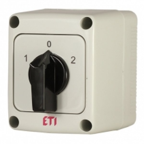 Кулачковый переключатель в корпусе ETI 004773187 CS 25 51 PN (1p «1-0-2» IP65 25A) - 4773187