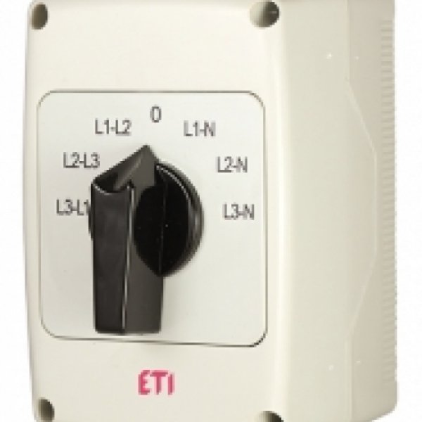 Кулачковый переключатель в корпусе ETI 004773203 CS 32 66 PNG (фазного/линейного напряжения IP65 32A) - 4773203