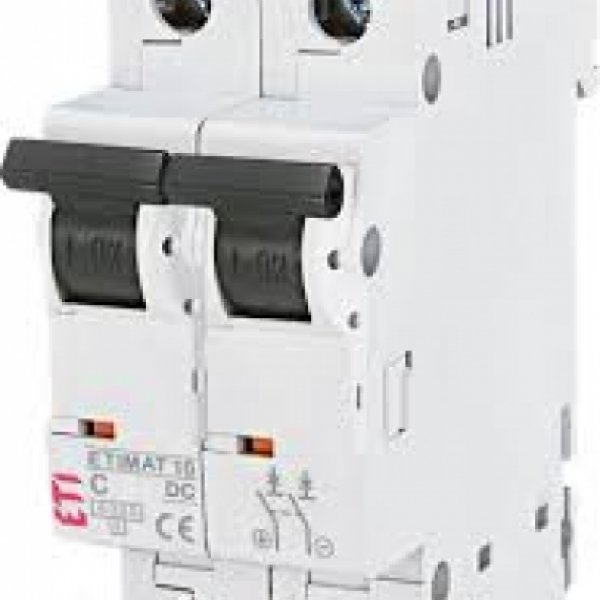 Автоматичний вимикач ETI 691021100 ETIMAT P10/R-DC 2p C 10A (10kA) - 691021100