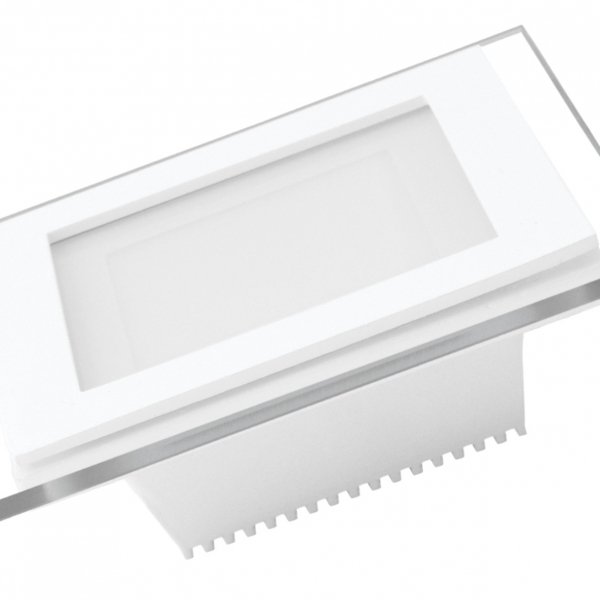 Світлодіодна панель 6Вт 4000K, Eurolamp - LED-DLS-6-4(скло)