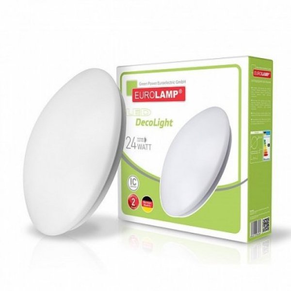 Світильник Decolight 24Вт 4000K коло, Eurolamp - LED-NLR-24-4(F)new