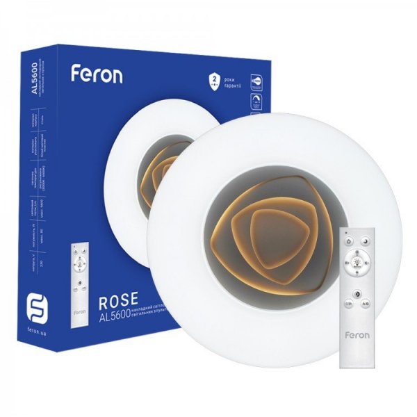 Круглый светильник Feron 6874 AL5600 80Вт 5600Лм - 6874