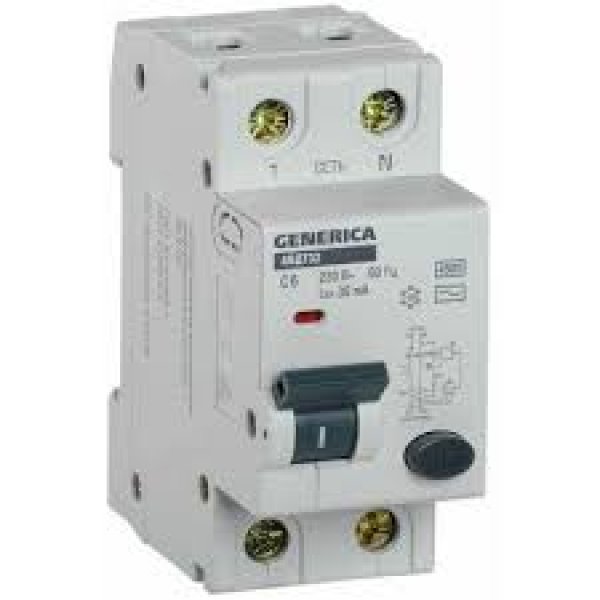 Автоматический выключатель Generica MVA25-1-063-C ВА47-29 63А 4,5кА (C) - MVA25-1-063-C