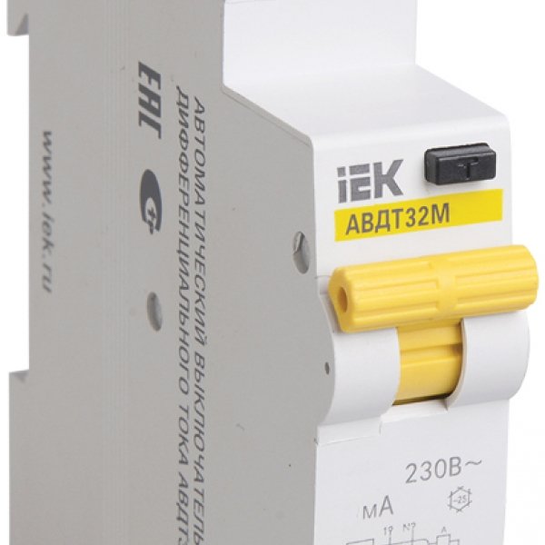 АВДТ32М С32 100мА диференційний автоматичний вимикач IEK - MAD32-5-032-C-100