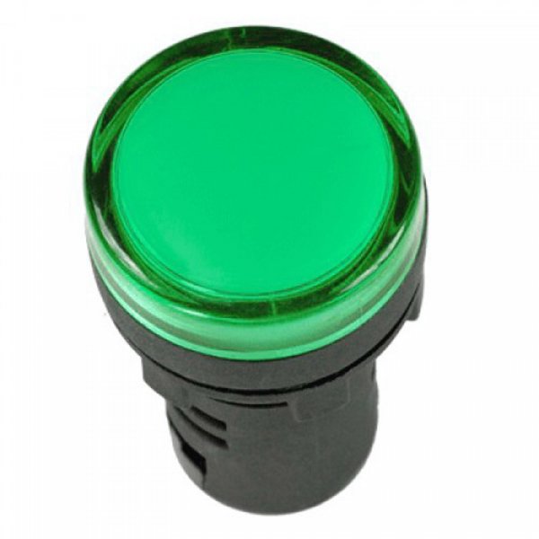 Сигнальна лампа AD22DS (LED) матриця Ø22мм зелена 12В IEK - BLS10-ADDS-012-K06
