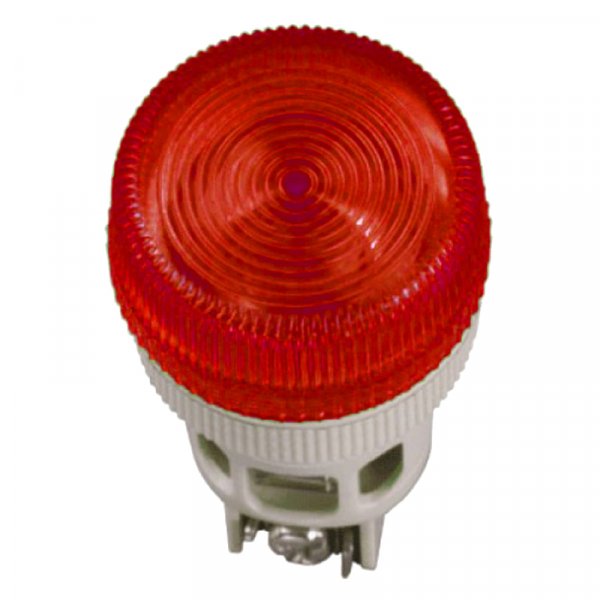 Светосигнальная лампа ENR-22 Ø22мм красная неон/240В цилиндр IEK - BLS40-ENR-K04