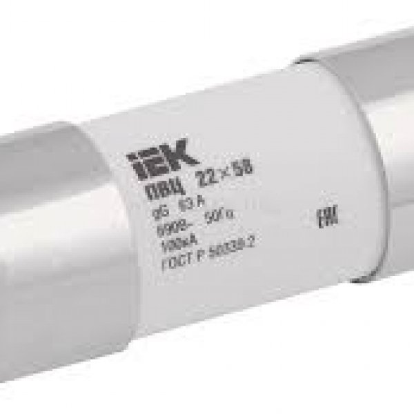 Цилиндрическая плавкая вставка IEK ПВЦ 22х58мм gG 12А (CFL22-012) - CFL22-012