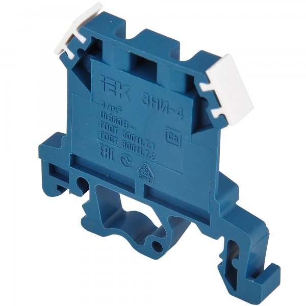 Зажим наборный ЗНИ- 4мм2 (JXB35А) синий IEK - YZN10-004-K07