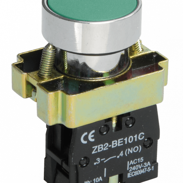 Кнопка управления LAY5-BA31 без подсветки зеленая 1з IEK - BBT60-BA-K06