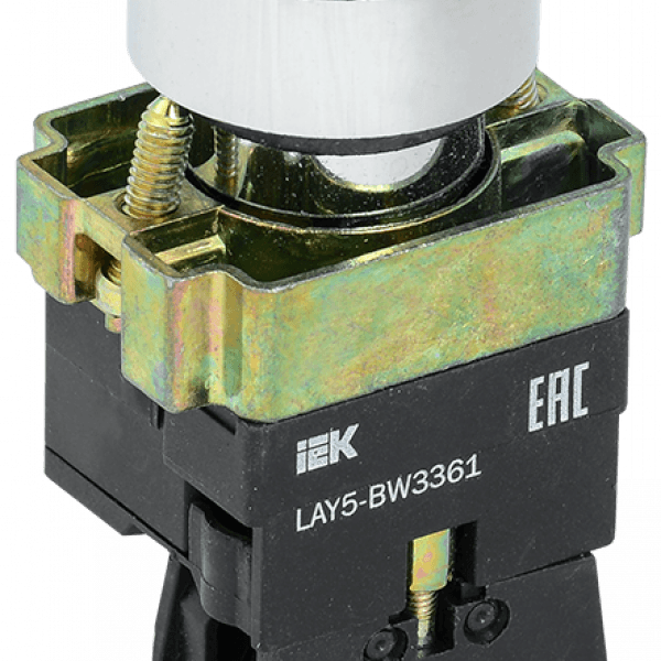 Кнопка керування LAY5-BW3361 з підсвічуванням зелений 1з IEK - BBT50-BW-K06