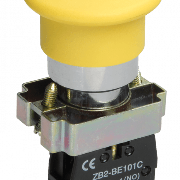 Кнопка управления LAY5-BC51'Грибок' без подсветки желтая 1з IEK - BBG70-BC-K05