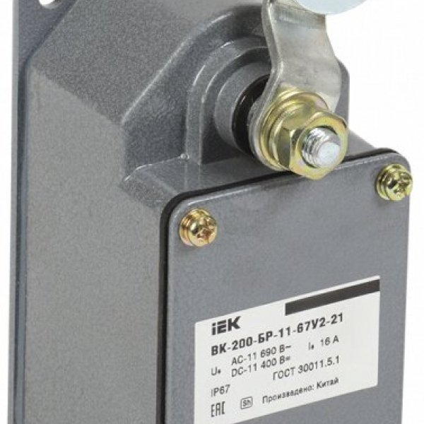 Кінцевий вимикач IEK ВК-200-БР-11-67У2-21 IP67 - KV-1-200-1