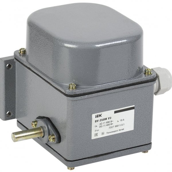 Кінцевий вимикач IEK ВУ-250М У2 2 ком. ланцюга IP44 - KV-1-250-1