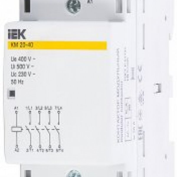 Контактор КМ20-40, AC, IEK - MKK20-20-40