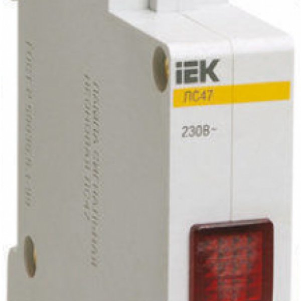 Сигнальная лампа ЛС-47 красная неон, IEK - MLS10-230-K04