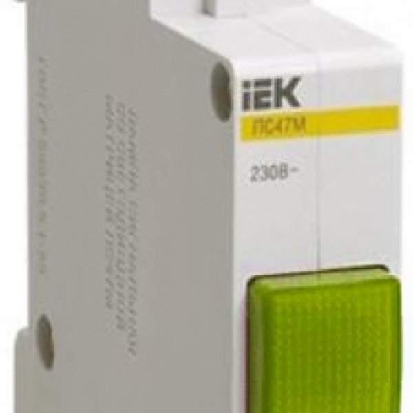 Сигнальная лампа ЛС-47М желтая, IEK - MLS20-230-K05