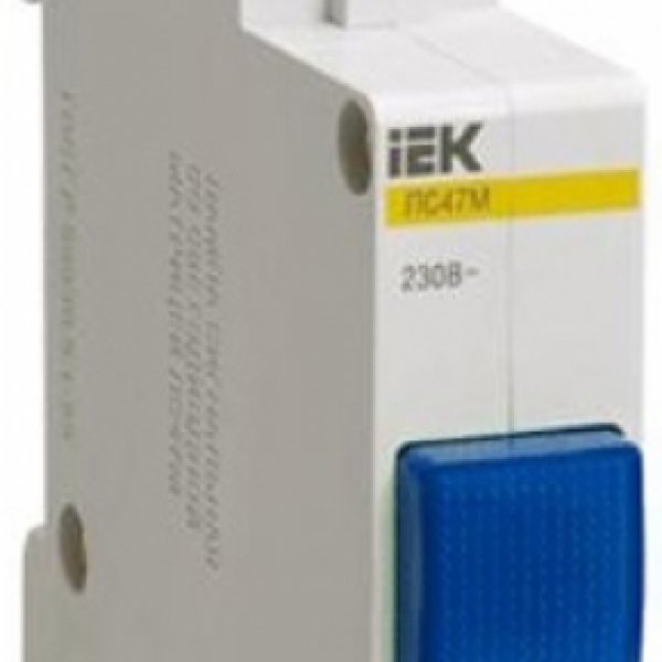 Сигнальная лампа ЛС-47М синяя, IEK - MLS20-230-K07