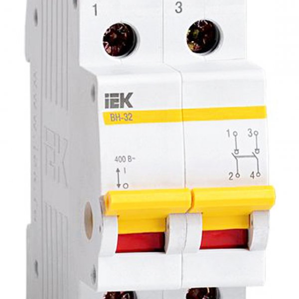 Выключатель нагрузки IEK MNV10-2-100 ВН-32 2Р 100А - MNV10-2-100
