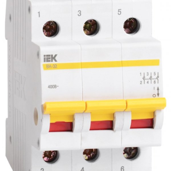 Вимикач навантаження IEK MNV10-3-100 ВН-32 3Р 100А - MNV10-3-100