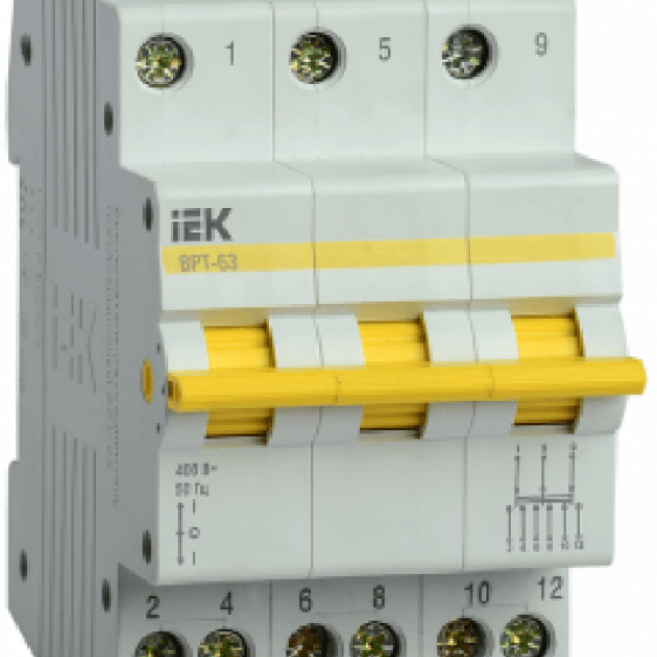 Трехпозиционный разъединитель IEK MPR10-3-063 ВРТ-63 3P 63А - MPR10-3-063