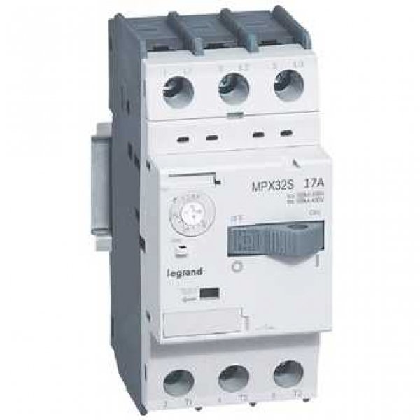 Автомат для захисту електродвигуна MPX³ 32S 11,0-17,0A 20кА, Legrand - 417312