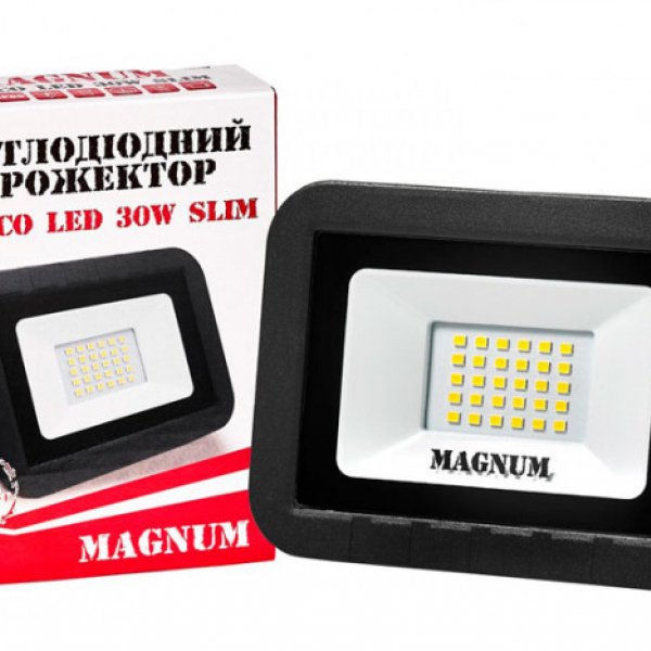 Прожектор Magnum FL ECO LED 50Вт Slim 6500К IP65 - 90011661